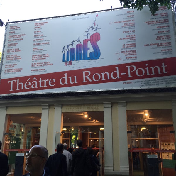 Photo taken at Théâtre du Rond-Point by laure on 6/8/2015