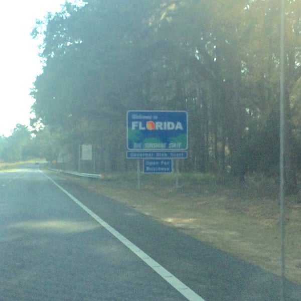 GA/FL State Line Border Crossing