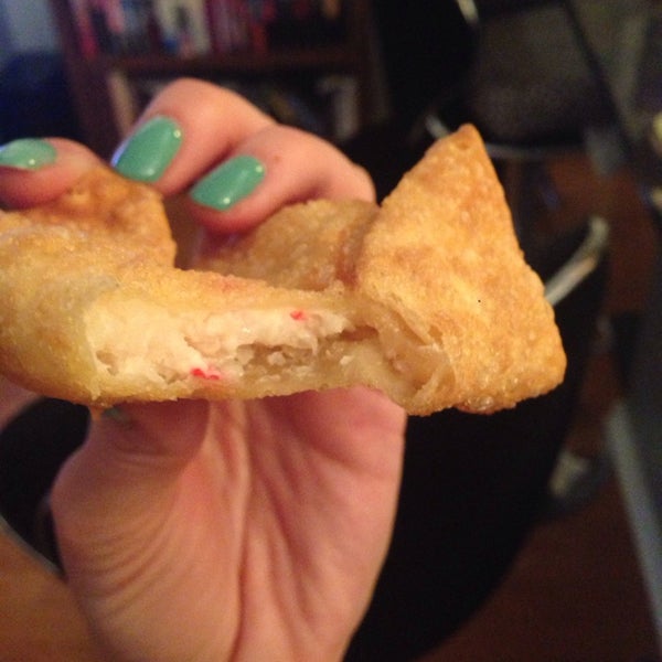 The absolute skimpiest crab Rangoon I've ever seen. Great chicken fries rice & beef chow mein.