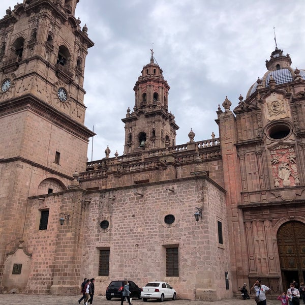Photo taken at Catedral de Morelia by Camie R. on 10/31/2021