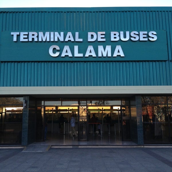 terminal de buses calama 4. Información sobre la señalización y orientación en el Terminal de Buses Calama