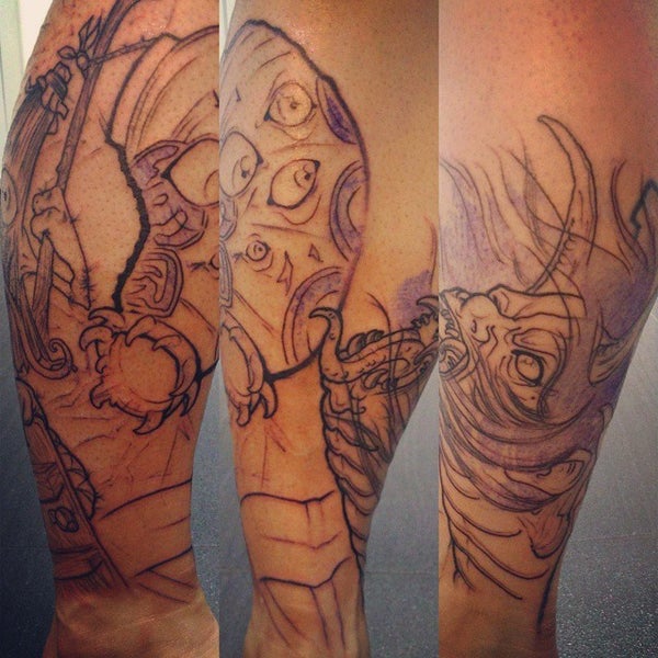 Foto tomada en Of Gods &amp; Monsters Tattooing (By Appointments only)  por Samuel M. el 11/19/2014