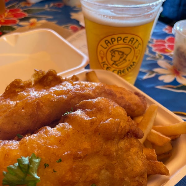 Photo taken at Fish &amp; Chips of Sausalito by Aleta on 1/31/2022