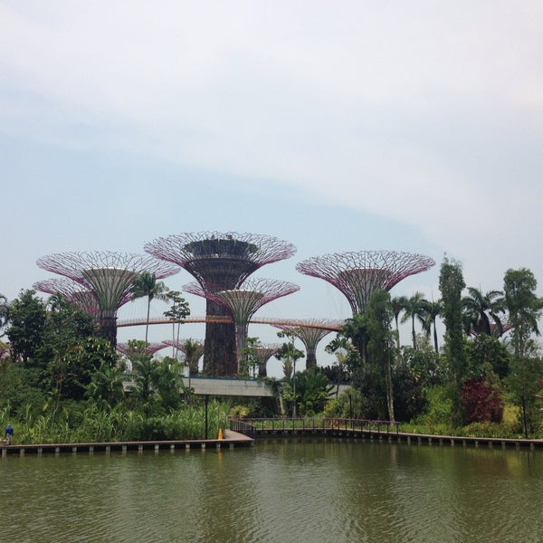 Photo taken at Gardens by the Bay by Johanna K. on 4/16/2013