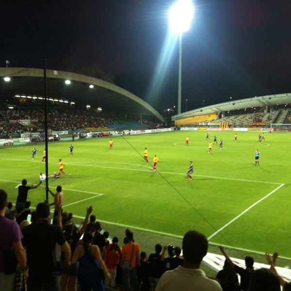Photo taken at Stadion Ljudski Vrt by Ina A. on 7/24/2013