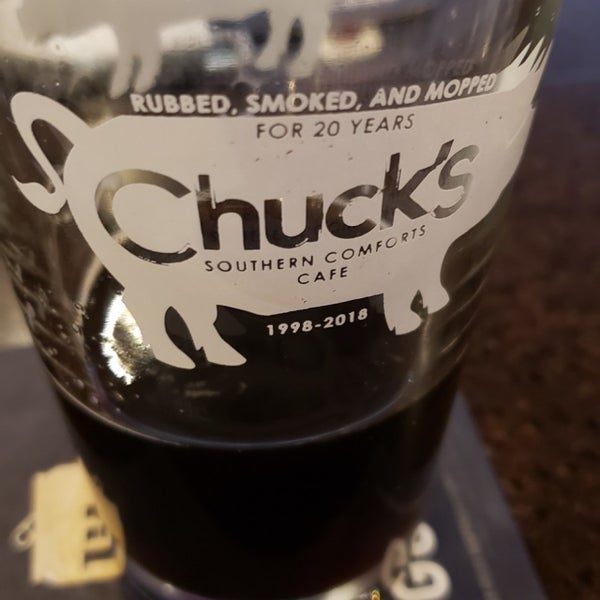 Foto diambil di Chuck&#39;s Southern Comforts Cafe oleh Tom W. pada 3/31/2019