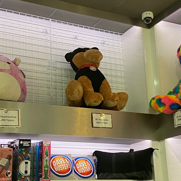 dave and busters teddy bear