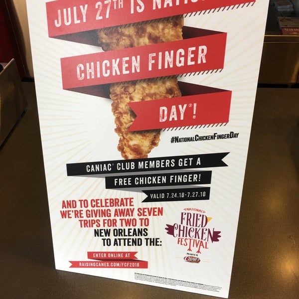 7/24/2018 tarihinde Bill L.ziyaretçi tarafından Raising Cane&#39;s Chicken Fingers'de çekilen fotoğraf