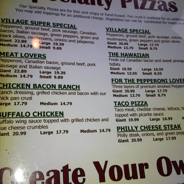 Pizza Village Beulaville, NC