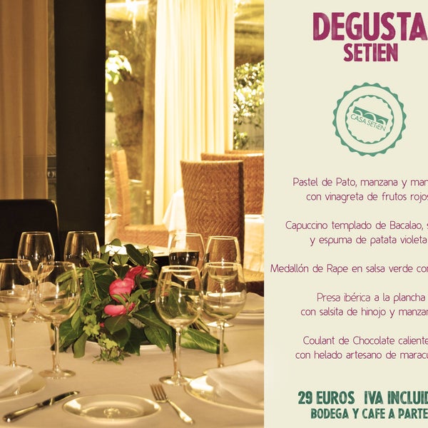 "Saborear o percibir con deleite sensaciones agradables..." Nos encanta el significado de 'Degustar' que nos da la RAE. http://www.casasetien.com/restaurante/nuevo-menu-degustacion.aspx?from=1136