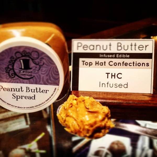 Today's special spend $50 at the Shoppe and get half off on the infused peanut butter and don't forget they're open 24/7