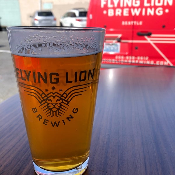 Photo taken at Flying Lion Brewing by Jacqueline S. on 3/13/2021