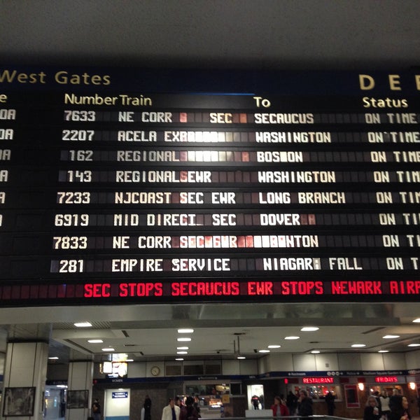Foto tirada no(a) New York Penn Station por Tuffy B. em 4/13/2013