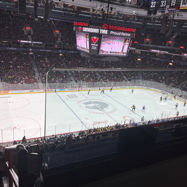 Photo taken at Rogers Arena by Rachel P. on 1/21/2023