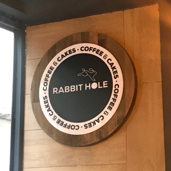 Photo taken at Rabbit Hole Coffee &amp; Cakes by Yaman K. on 4/5/2018