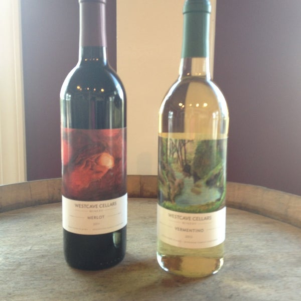 My 2 favs right now!!" The Merlot & the Vermentino.