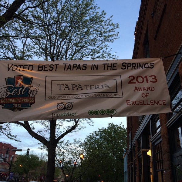 Photo taken at TAPAteria Old World &amp; Colorado Tapas &amp; Wines by Adrian T. on 5/18/2014