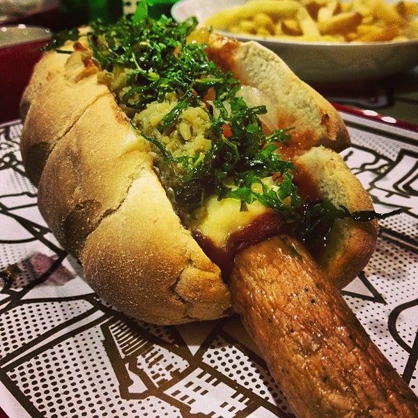 Photo taken at Pugg Hot Dog Gourmet by Alessandro Q. on 7/27/2013