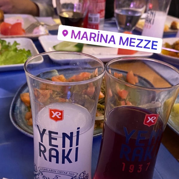 Photo taken at Marina Mezze by Yılan S. on 11/20/2021