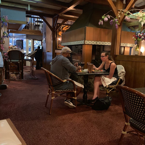 Photo taken at Cafe Normandie by Vamsee Krishna T. on 7/24/2019