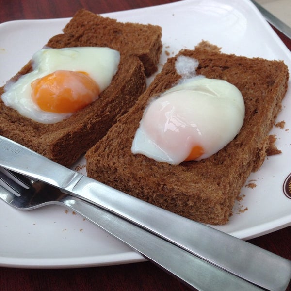 Takes too long just to prepare egg with bread. If you have an hour to spend then order it.