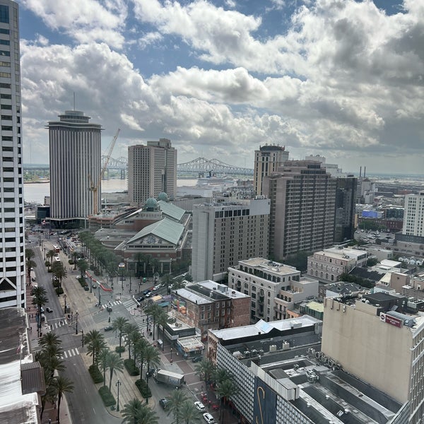 Photo taken at New Orleans Marriott by IBRA A. on 3/25/2023