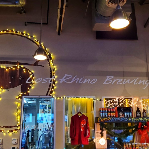 Photo taken at Lost Rhino Brewing Company by Andrew G. on 12/13/2019