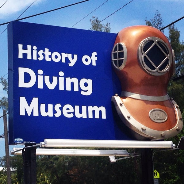 Photo taken at History of Diving Museum by Dica A. on 7/18/2014