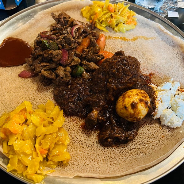Photo taken at Bete Ethiopian Cuisine &amp; Cafe by Alan J. on 10/27/2023