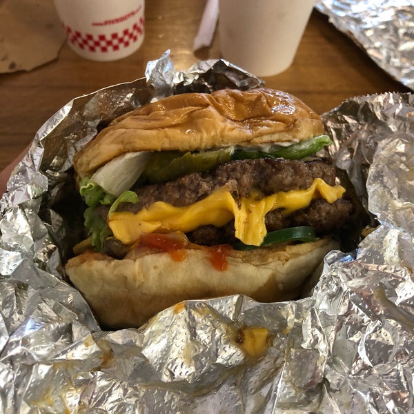 Photo taken at Five Guys by SungHwan K. on 3/3/2018