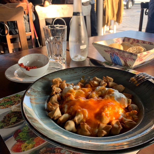 Photo taken at Bodrum Mantı &amp; Cafe by Yasemin T. on 10/26/2019