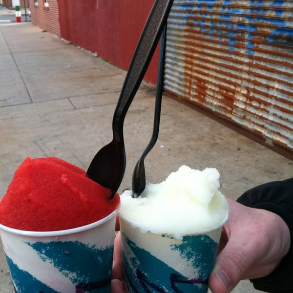 Photo taken at John&#39;s Water Ice by Kelsey S. on 4/13/2013
