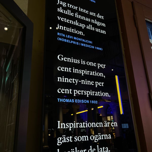 Photo taken at Nobel Museum by Katharina K. on 9/30/2022