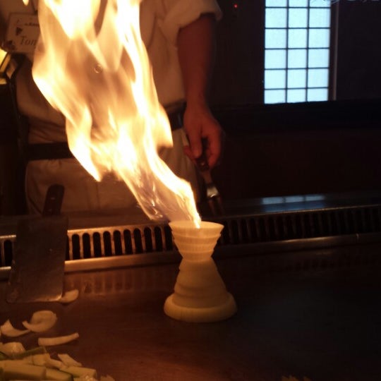Photo taken at Kampai Japanese Steakhouse by Becca M. on 9/28/2013