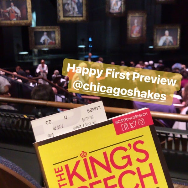 Снимок сделан в Chicago Shakespeare Theater пользователем Shannon B. 9/13/2019