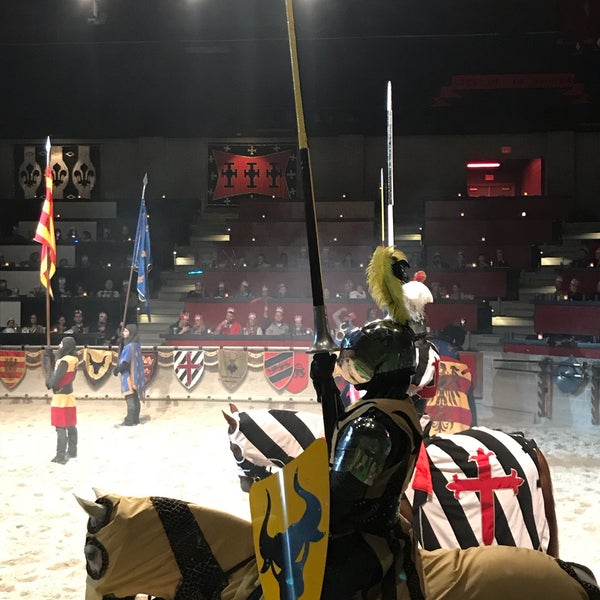 Photo taken at Medieval Times Dinner &amp; Tournament by Shannon B. on 1/20/2018