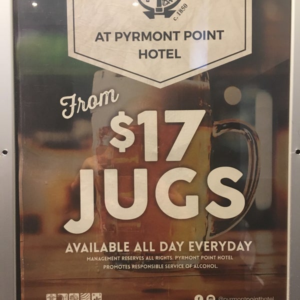 Photo prise au Pyrmont Point Hotel par Baz K. le11/18/2017