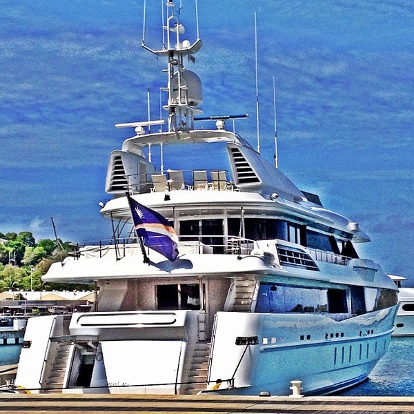 Photo taken at Yacht Haven Grande by Larry T. on 5/7/2013