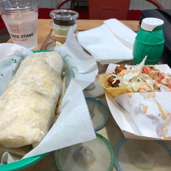 Tried a California burrito and a Baja fish taco.  Both were bomb! It’s all about the sauces and the salsa.
