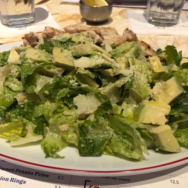 Fantastic food & service! Loved the Caesar salad.