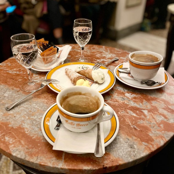 Photo taken at Antico Caffè Greco by Abrar.s🧿 on 2/27/2024