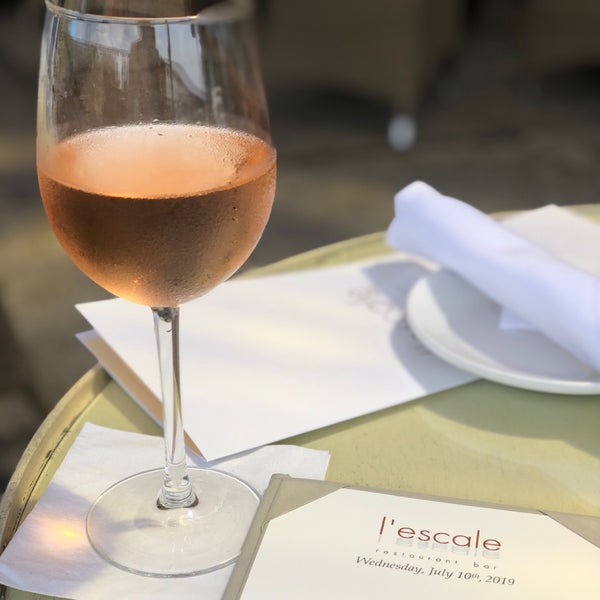 Photo taken at l&#39;escale restaurant bar by Suzanne D. on 7/10/2019