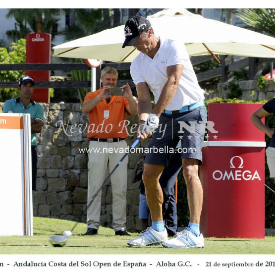 Ginés García en el Andalucía Costa del Sol Open de España de Golf Femenino 2016