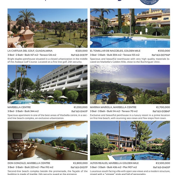 More than 1000 #luxury #properties in Marbella