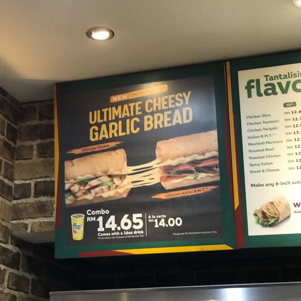 SUBWAY Sandwich Spot in Kuala Lumpur Sentral