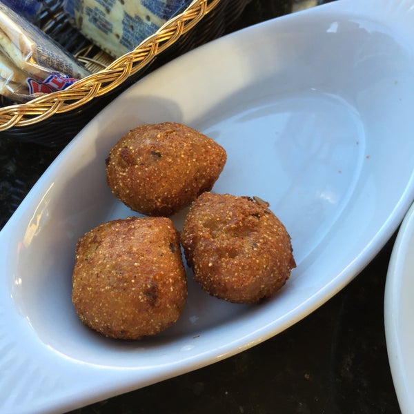 The hush puppies were great