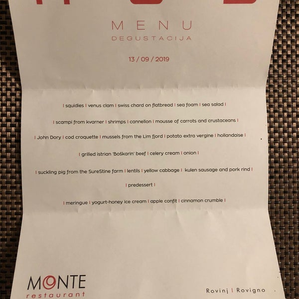 9/13/2019 tarihinde Eric T.ziyaretçi tarafından Restaurant Monte Rovinj'de çekilen fotoğraf