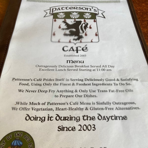 Patterson's Cafe Breakfast Spot