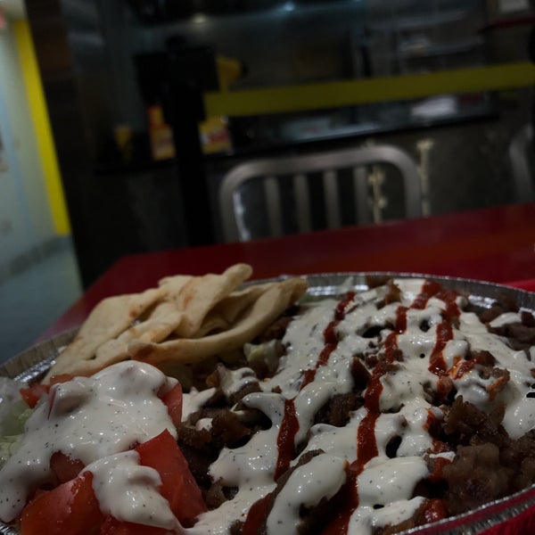 Photo taken at The Halal Guys by Ahmed B. on 2/16/2019