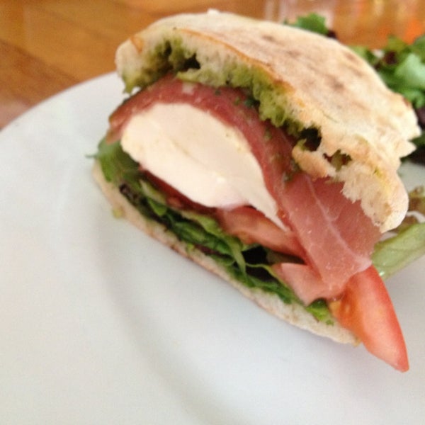 Parma sandwich with simple side salad is to die for. So light and fresh and definitely homemade.